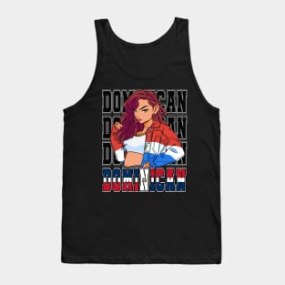 Dominican Republic Latin Girl Dominicana Tank Top